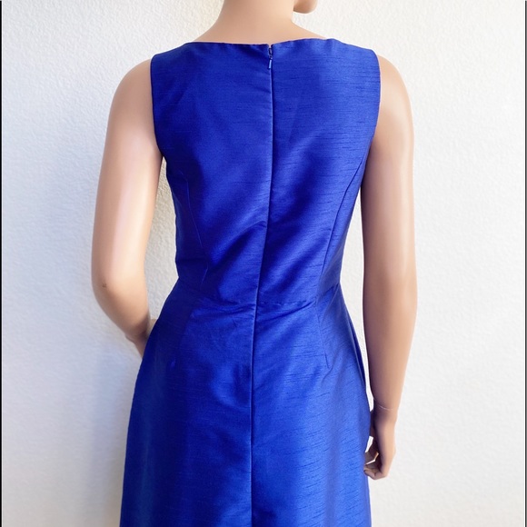 Alfred Sung Royal Blue High-Low Formal Dress - Picture 8 of 15